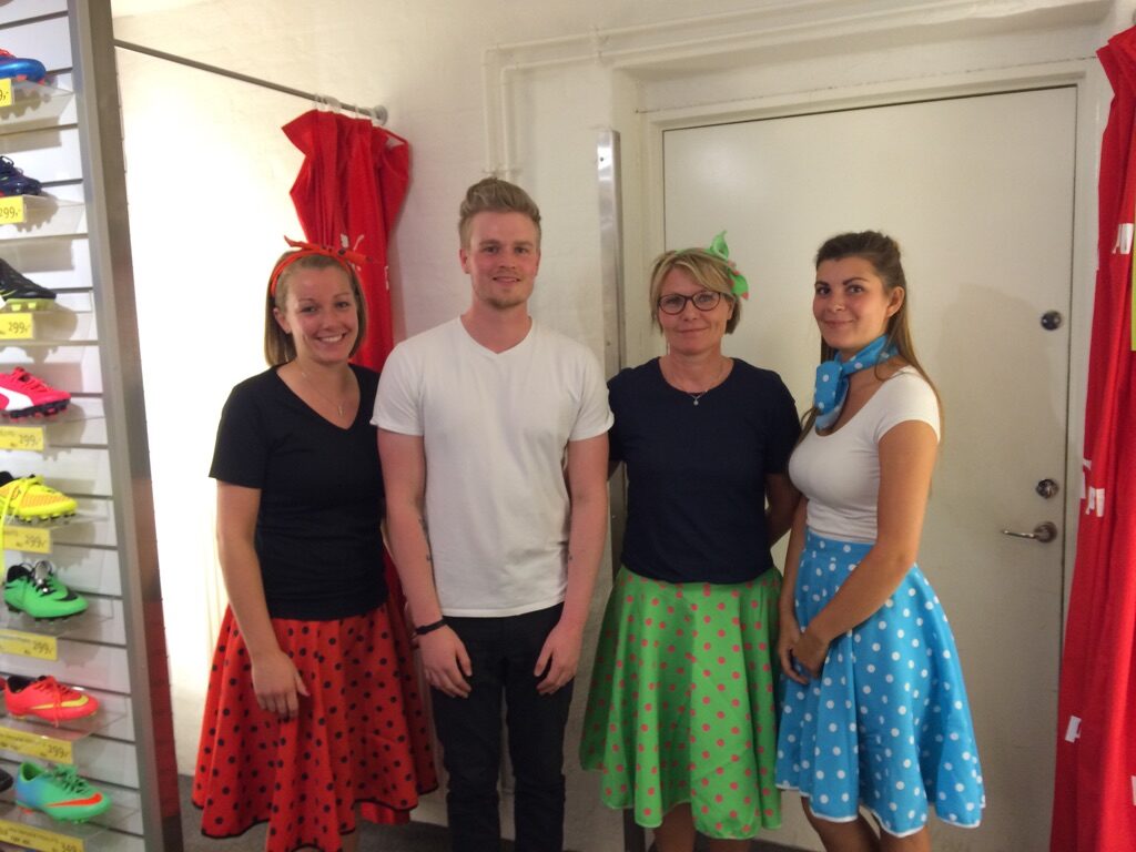 Grease udklædning Bogense By Night 2015