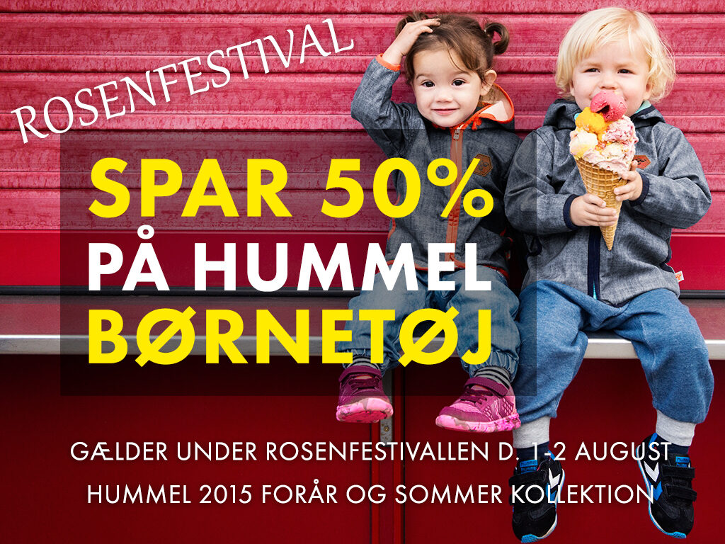Tilbud på Hummel Børnetøj - Rosenfestival i Bogense 1 Tilbud på Hummel børnetøj