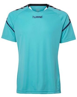 Hummel T-shirt Authentic Charge SS Poly Jersey Scuba Blue Herre