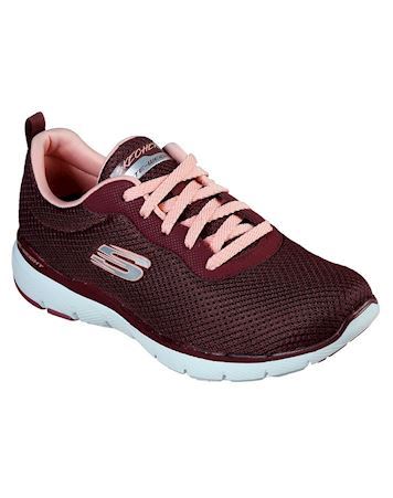 Spar 20% | Skechers Flex Appeal Fritidssko Bordeaux Dame