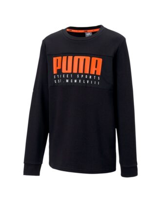 Puma Alpha Crew Trøje Sort Børn