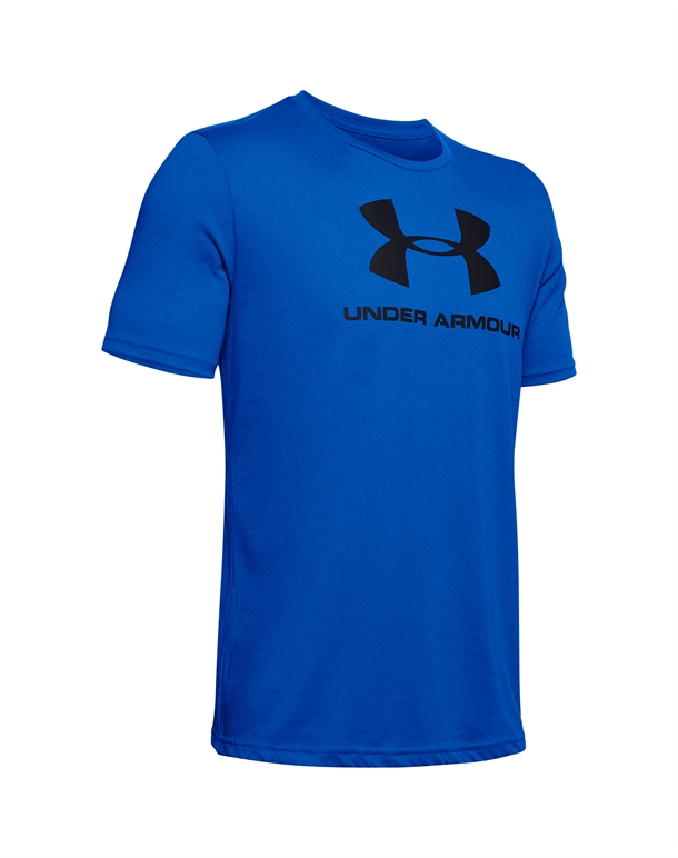 Under Armour Sportstyle Logo SS T-shirts Blå Herre 1
