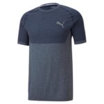 Puma Evoknit Basic T-shirts Mørkeblå Herre