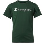 Champion Crewneck T-shirts Grøn Børn