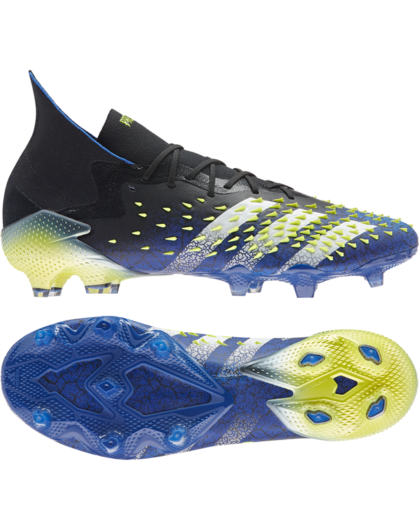 Adidas Predator Freak .1 FG Fodboldstøvler Blå-Sort-Gul Herre 1