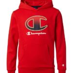 Champion Hooded Sweatshirt Rød Børn