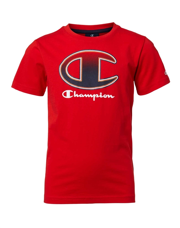 Champion Crewneck T-shirt Rød Børn 1