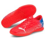 Puma Ultra 4.3 IT Jr Indendørssko Rød-Blå Børn