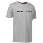 ID 0500 Grå Voksen T-shirt med NFH Tryk og navn