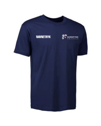 ID 0510 Mørkeblå Voksen T-shirt med NFH Tryk