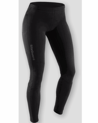 LiiteGuard Glu-Tech Tights Sort Dame