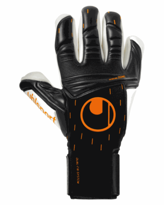 Uhlsport Speed Contract Absolutgr. Finger Surround Målmandshandsker Sort-Orange Unisex