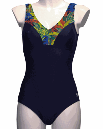 Lykke R  Badedragt Navy-print Dame