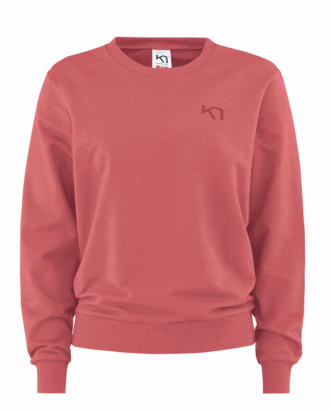 KARI TRAA Crew Sweat Shirt  Dark Dusty Orange Dame