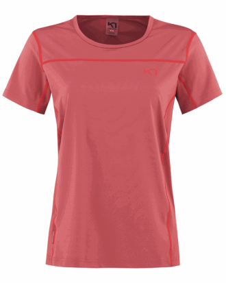 KARI TRAA  T-shirt Dark Dusty Orange Dame