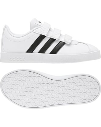 Adidas VL Court 2.0 CMF C Børnesko Hvid-Sort Børn