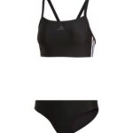 Adidas FIT 2PC 3S Bikini Sort Dame