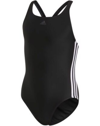 Adidas FIT SUIT 3S Y Badedragter Sort-Hvid Pige