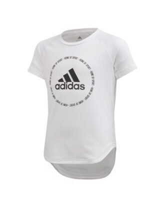 Adidas JG TR BOLD TEE T-shirt Hvid-Sort Børn