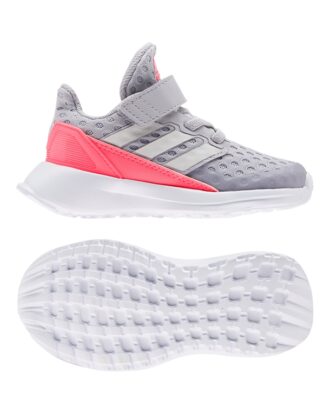 Adidas RapidaRun EL I Børnesko Grå-Pink Børn