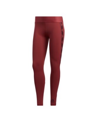 Adidas Alphaskin Badge Of Sport Tights Rød Dame