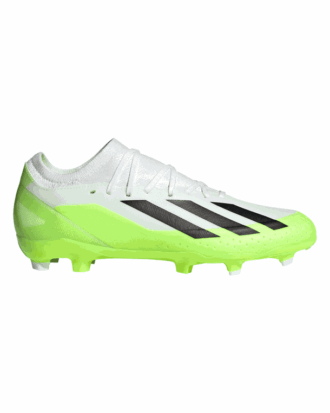 Adidas X Crazyfast .3 FG Fodboldstøvler Hvid-Neongrøn Unisex