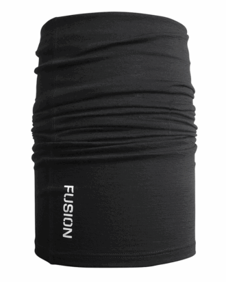 Fusion Merino Neck Gaiter Halsedisse Sort Unisex