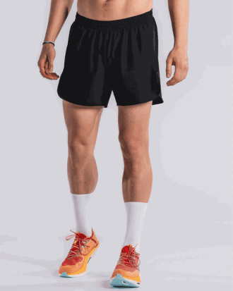 Fusion C3 Mens Run Shorts Sort/Grå Herre