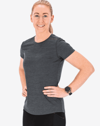 Fusion Womens C3 T-shirt Grey Dame