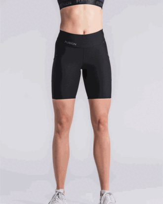 Fusion C3 Short Training tights Sort Dame