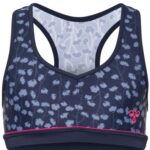 Hummel Catalina Swim Top Bikini Navy mønstret Pige