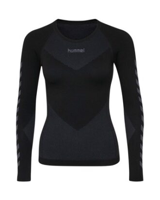 Hummel First Seamless Baselayer Træningstrøje Sort Dame