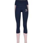 Hummel HMLYELLA Tight Mørkeblå-Pink Dame