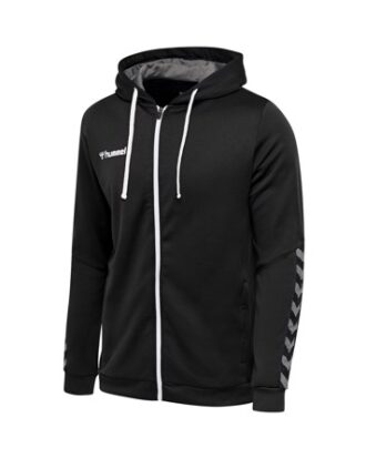 Hummel Authentic Poly Zip Hoodie Træningsjakke Sort Børn