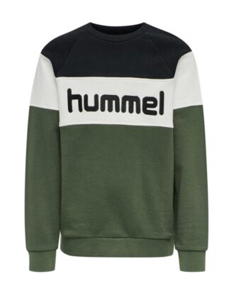 Hummel Claes Trøjer Grøn-Sort Børn