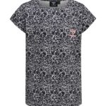 Hummel Nanna T-shirt Sort-Hvid Pige