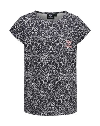 Hummel Nanna T-shirt Sort-Hvid Pige