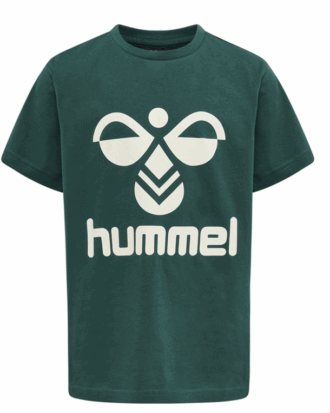 Hummel Tres T-shirts Mørkegrøn Drenge