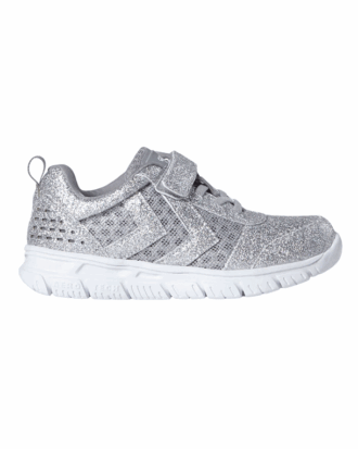Hummel Crosslite Dot 4 Glitter Jr.  Sko Silver Børn