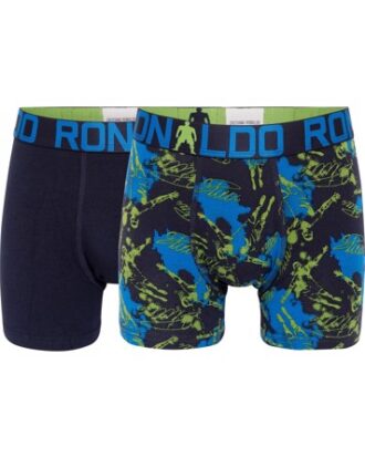 CR7 Boy's Trunk 2-Pack Underbukser Blå Drenge
