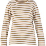 Blue Trøje Freja Sweat Hvid-Bronze Dame