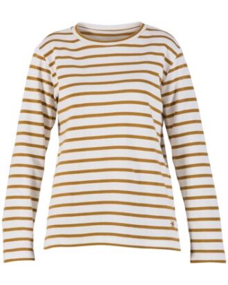 Blue Trøje Freja Sweat Hvid-Bronze Dame