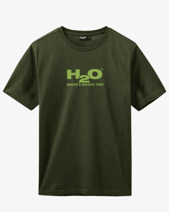 H2O Logo T-shirts Army Herre
