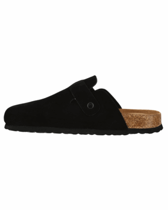 Cruz Corwin Leather Cork Clog Sandal Sort Herre