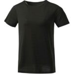 Athlecia Lizzy Slub T-shirt Black Ink Dame