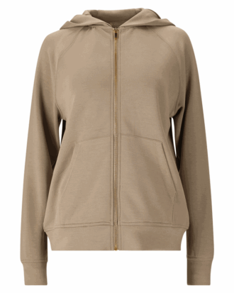 Athlecia Jacey Full Zip Trøje Roasted Cashew Dame