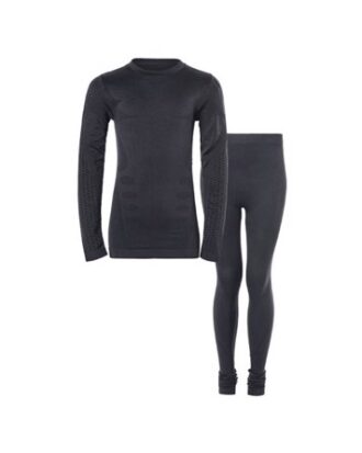 Zig Zag Gualala Seamless Sportsundertøj Sort Børn