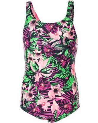 Zig Zag Evelyn Swimsuit Badedragter Pink-Grøn Børn