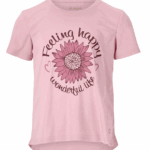 Zig Zag Viola T-shirts Lyserød Pige