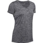 Under Armour TECH SSV T-shirt Sort-Grå Dame